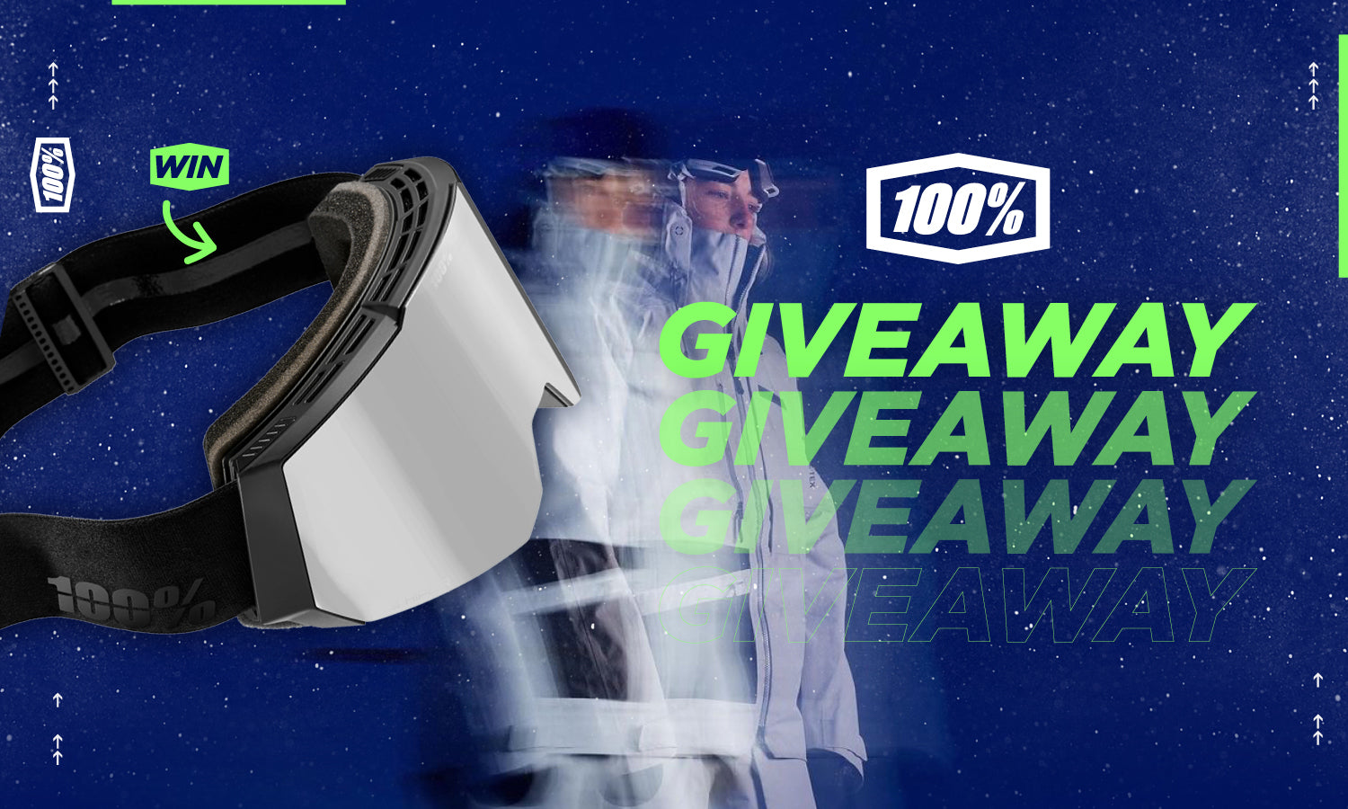 100% Goggle Giveaway