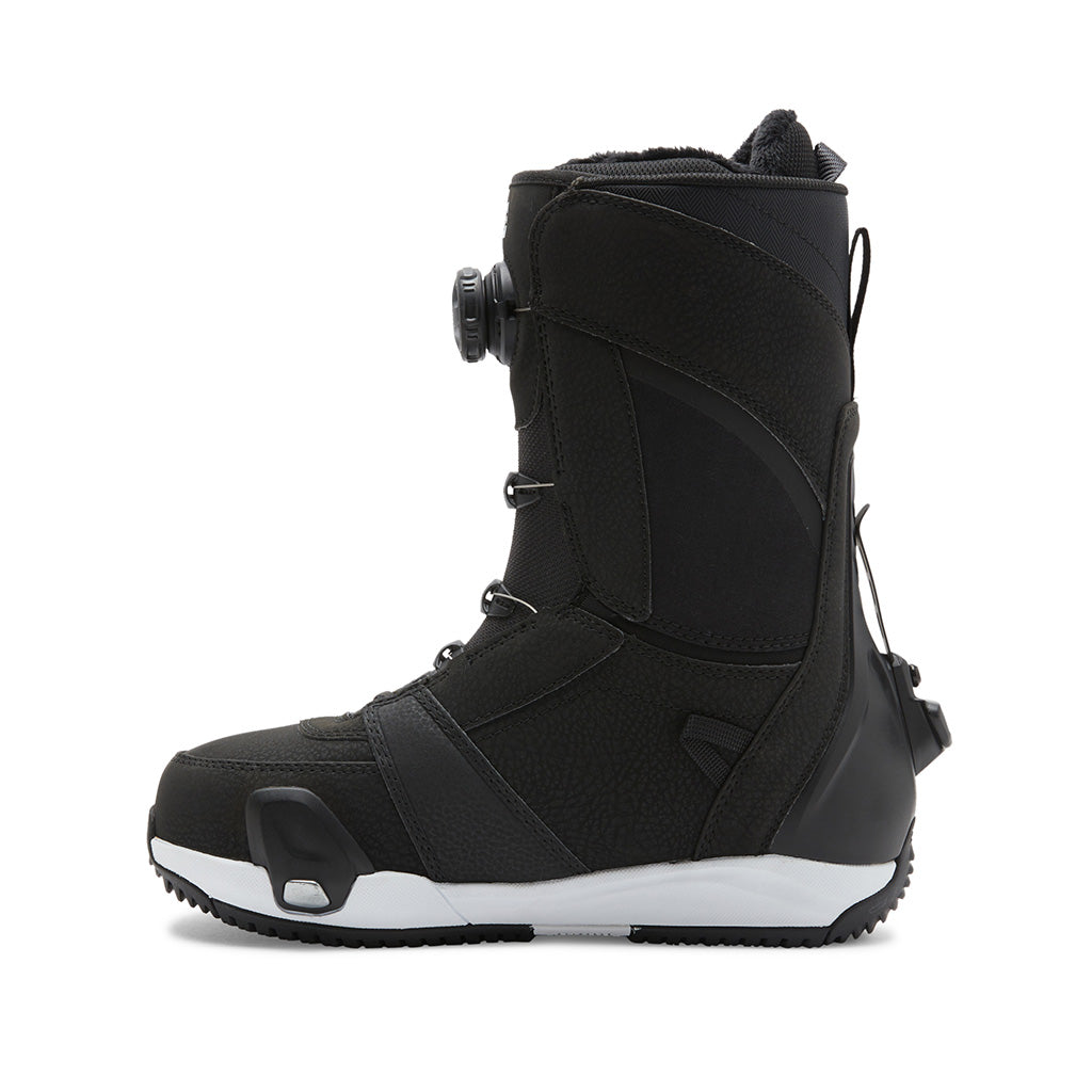 DC 2024 Womens Lotus Step On Boots - Black/White