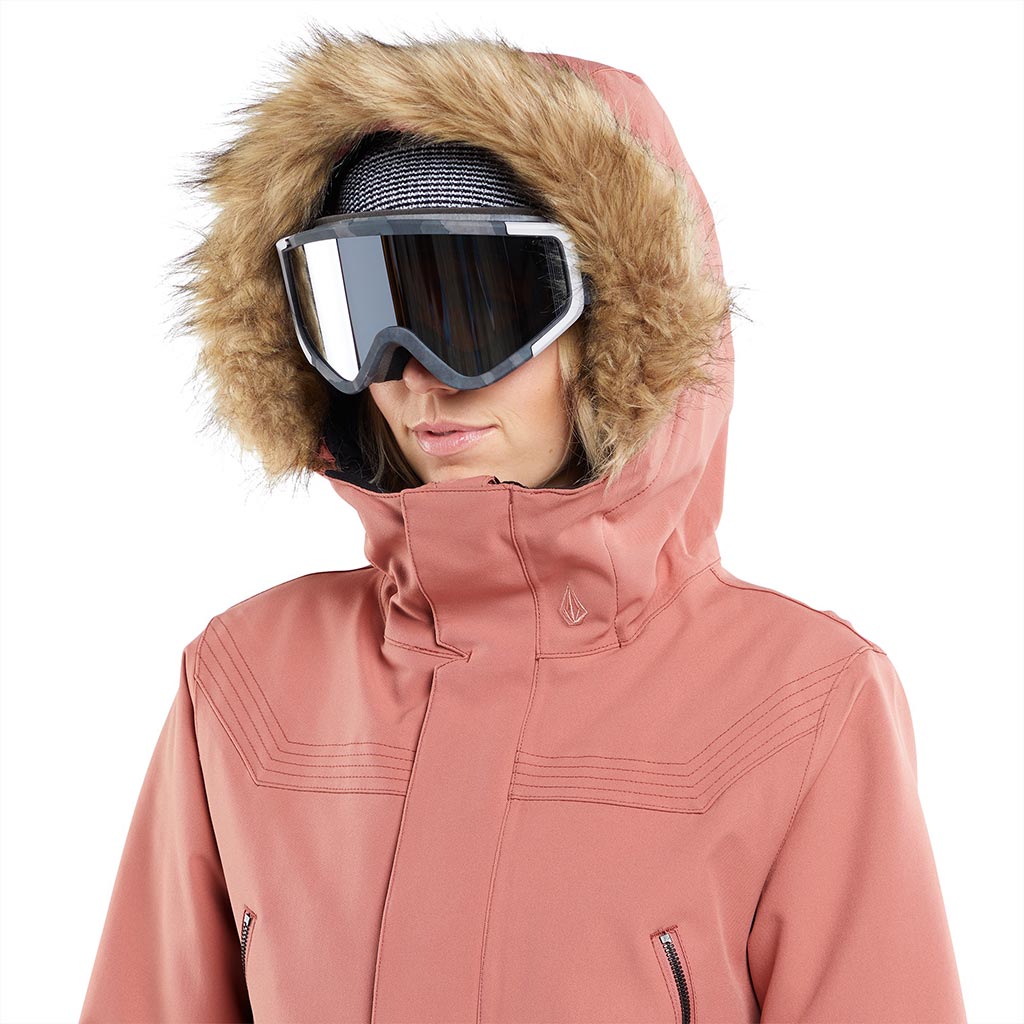 Volcom 2024 Womens Shadow Insulated Jacket - Earth Pink