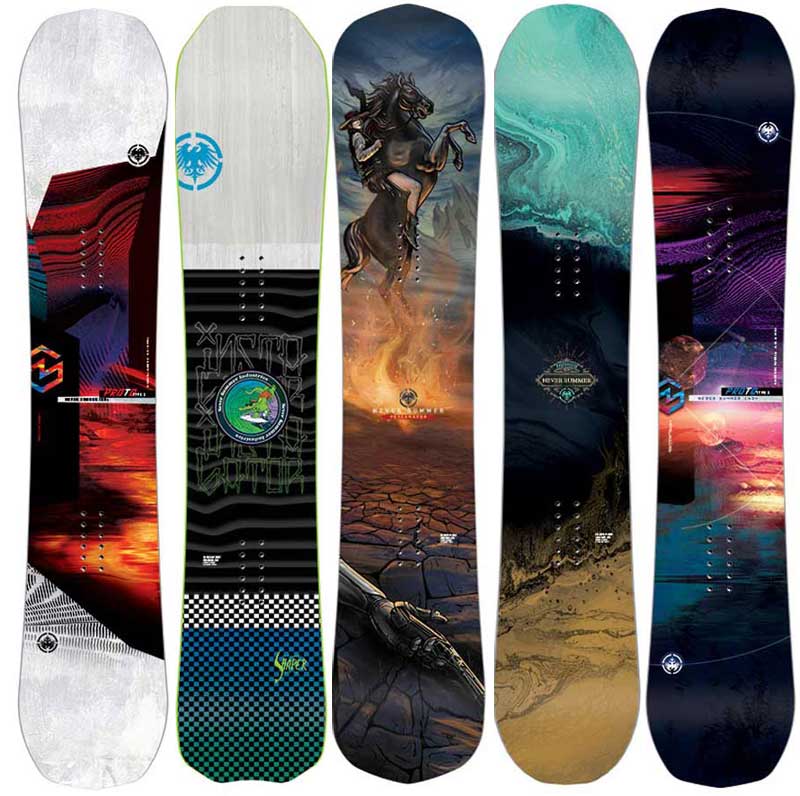 2020 Never Summer snowboards
