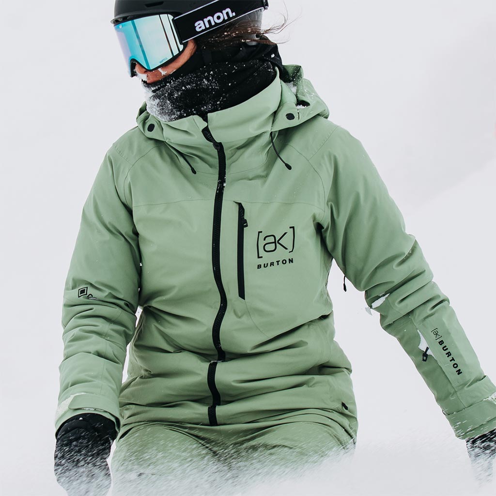 Burton 2024 AK Gore Embark Womens Jacket - Hedge Green