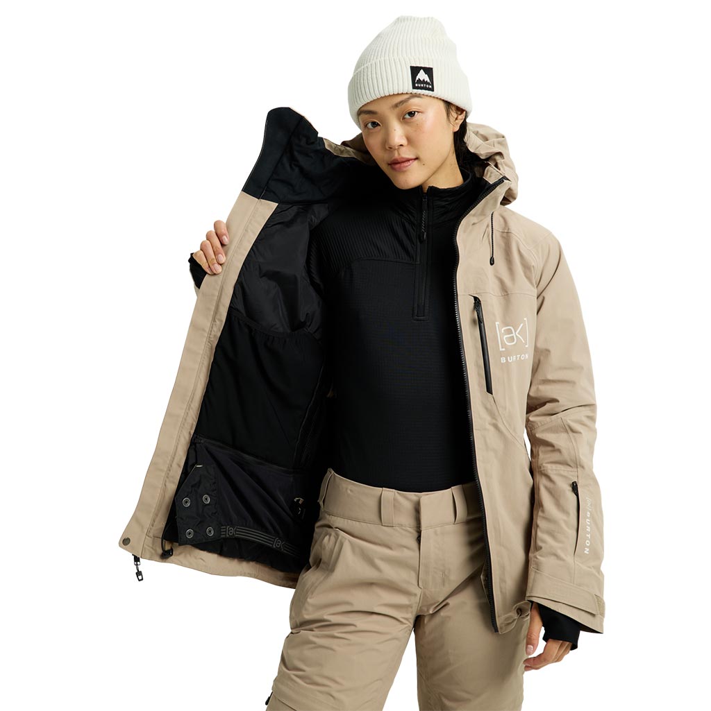 Burton 2026 Womens AK Embark Gore-Tex Jacket - Summit Taupe