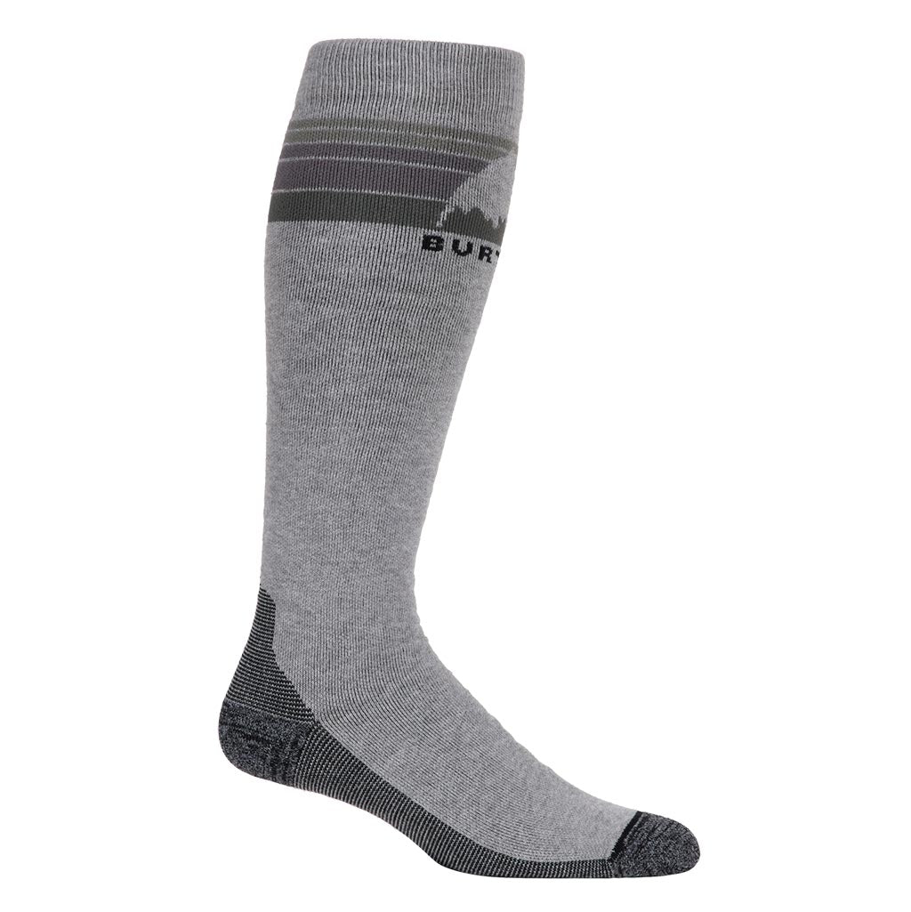Burton Emblem Midweight Socks - Grey Heather