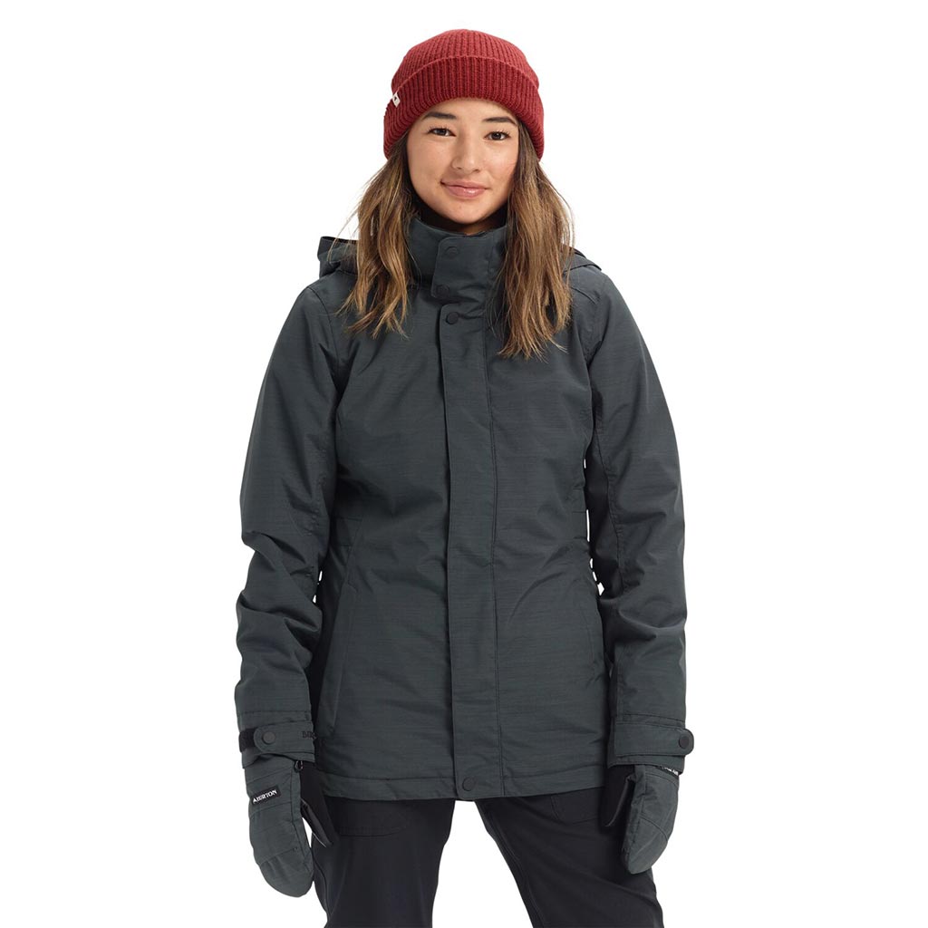 Burton 2023 Womens Jet Set Jacket - True Black Heather