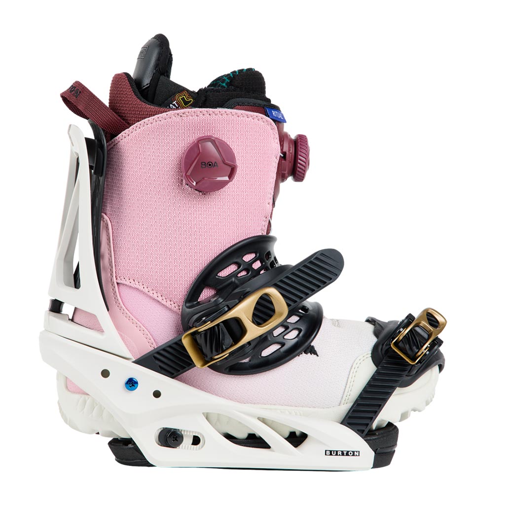 Burton 2024 Womens Escapade Bindings - White/Gold