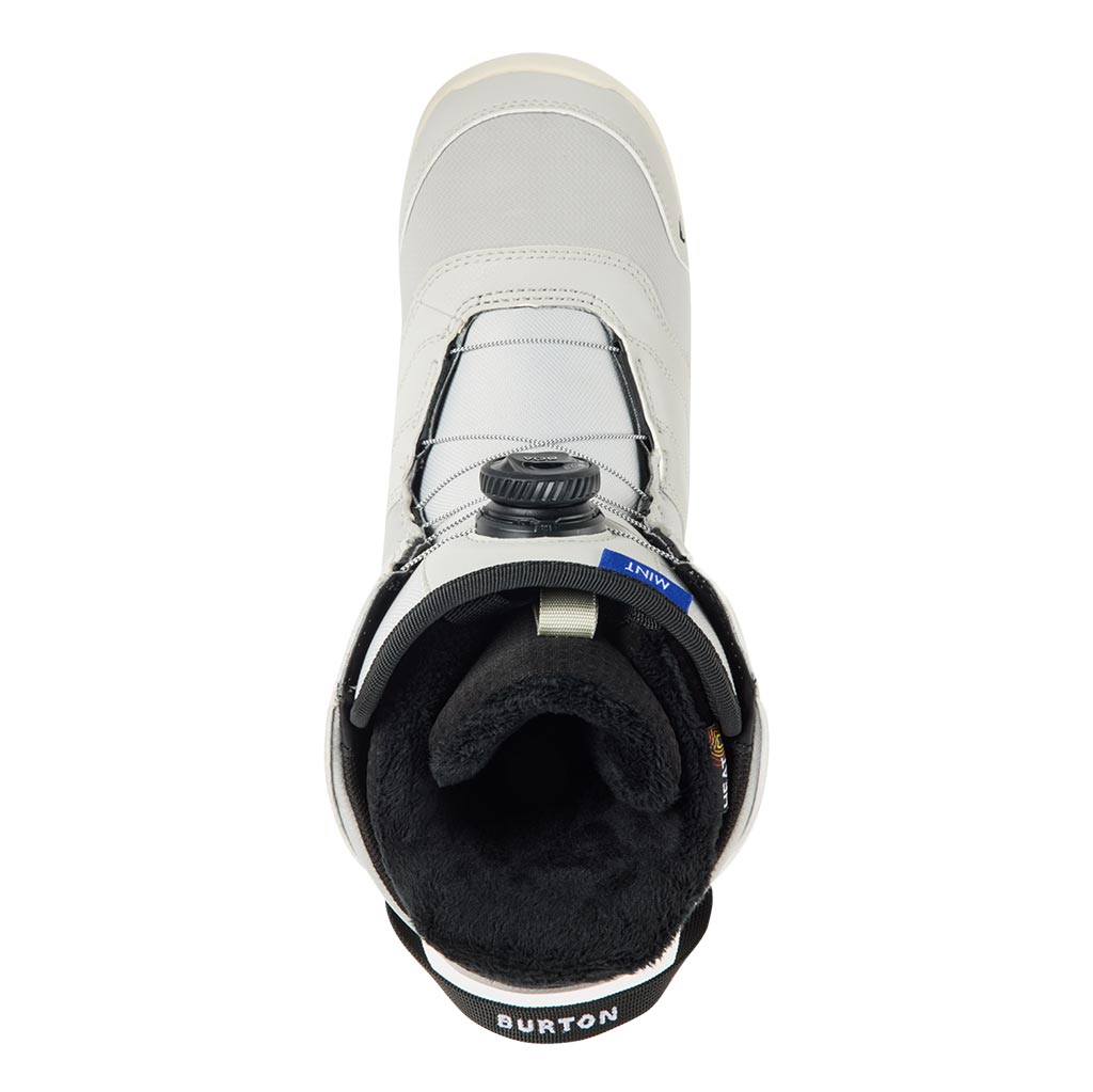 Burton 2026 Womens Wide Mint Boa Boots - Grey Cloud