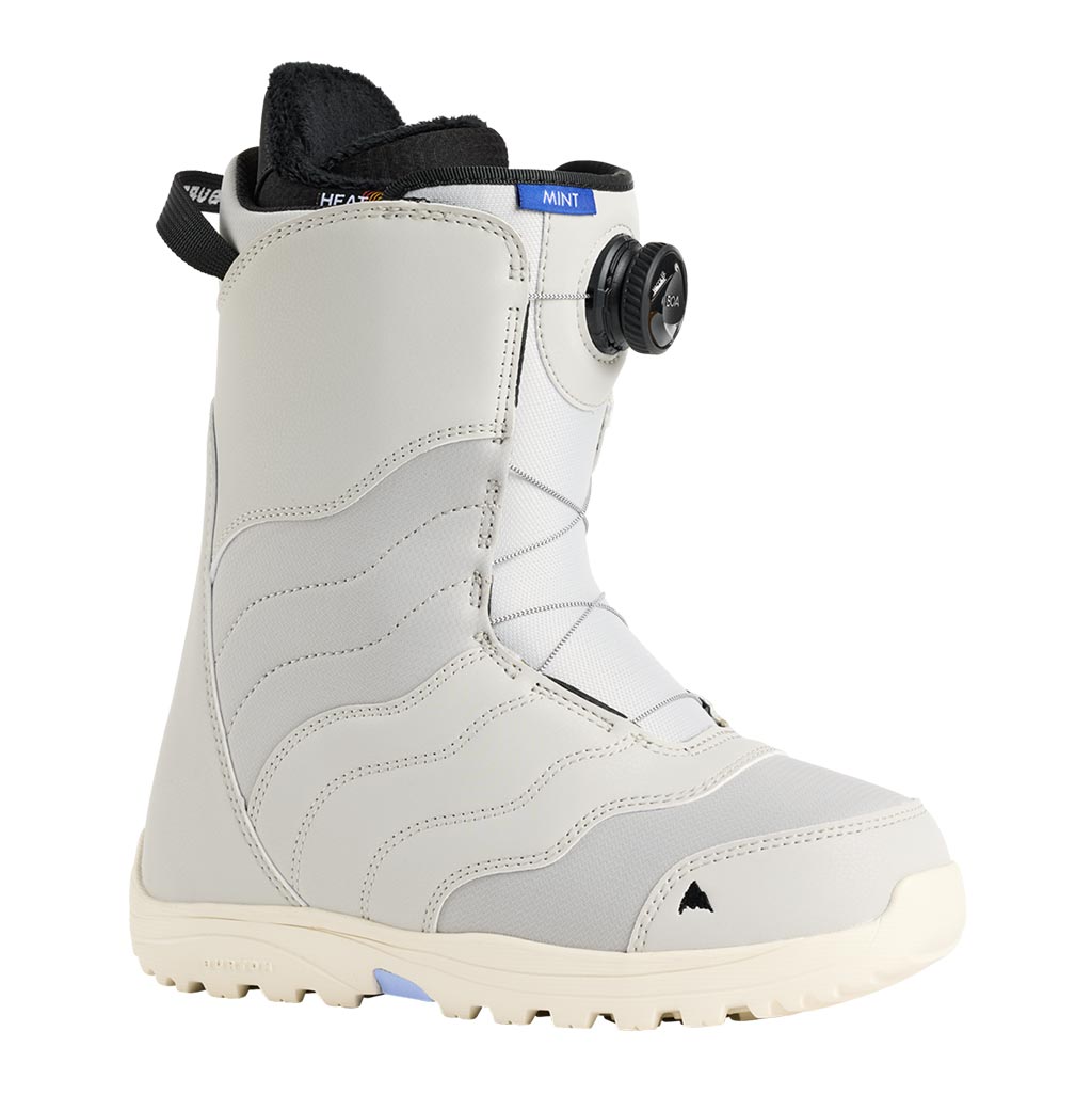 Burton 2026 Womens Wide Mint Boa Boots - Grey Cloud