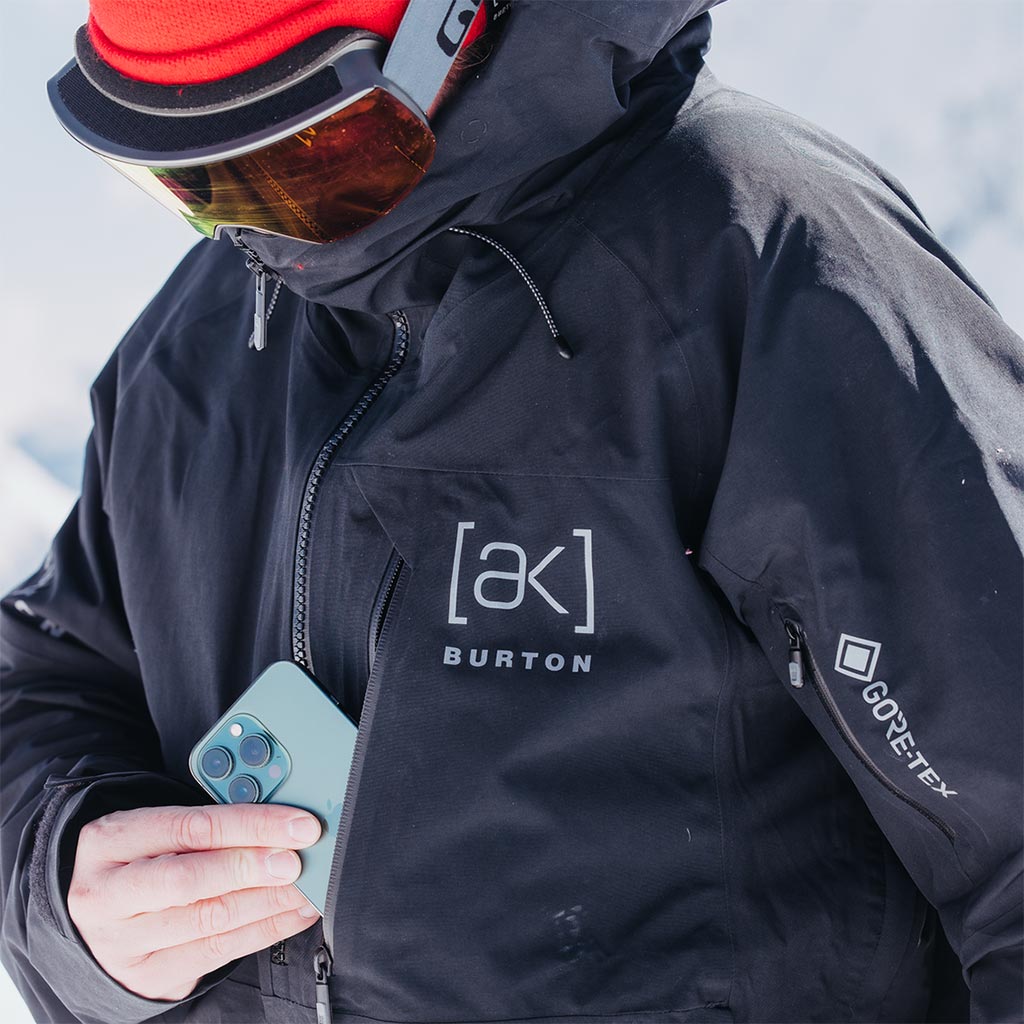 Burton 2024 AK Gore Velocity Anorak - True Black