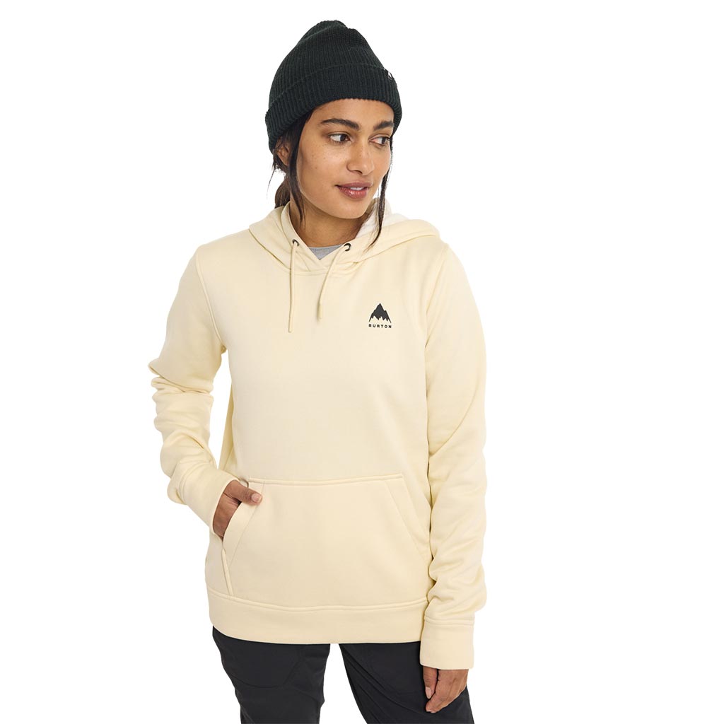 Burton Womens Oak Pullover Hoodie - Crème Brulee Heather