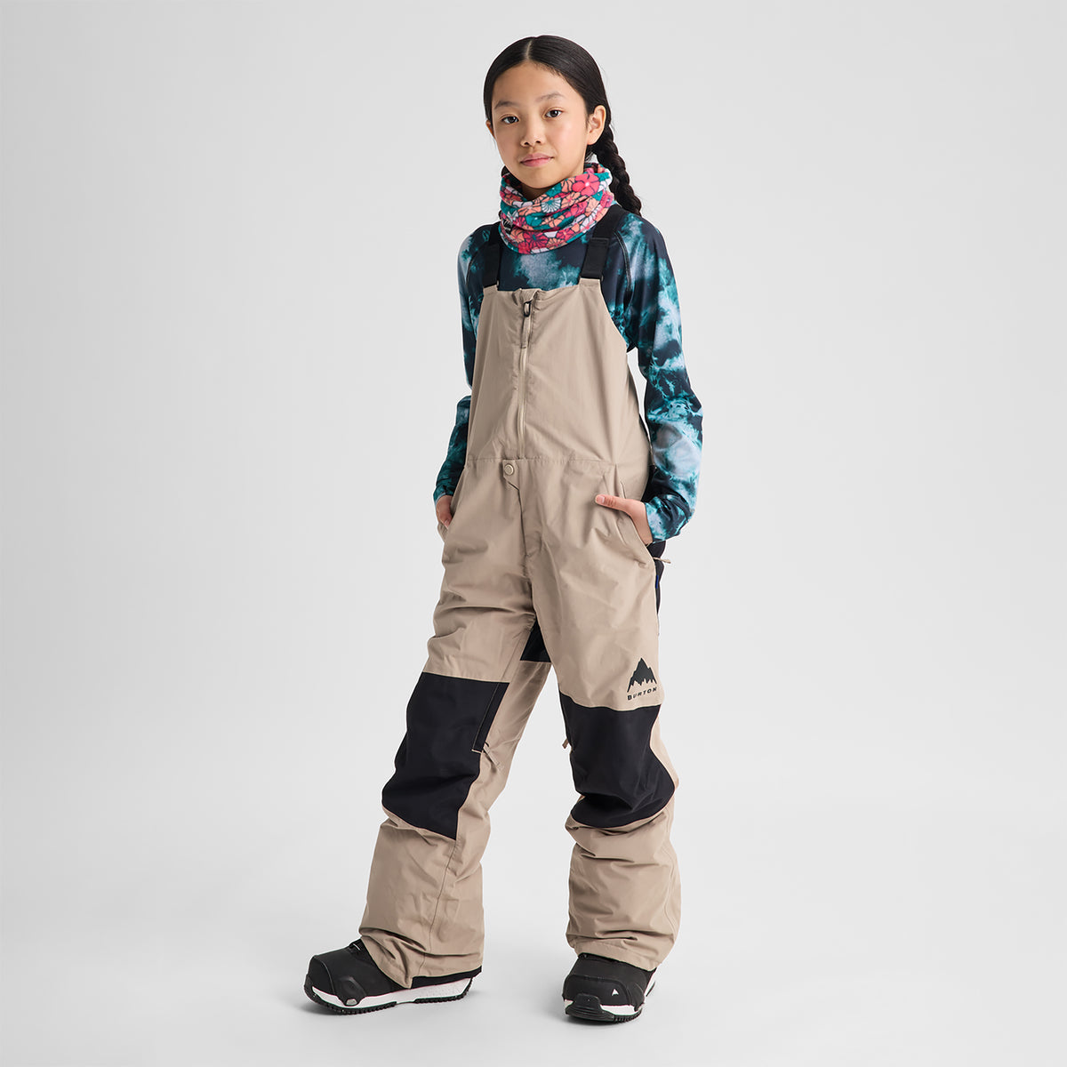 Burton 2027 Kids Skylar Bib Pant - Summit Taupe