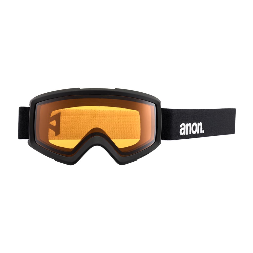 Anon Helix 2.0 Goggle + Extra Lens - Black/Silver Amber