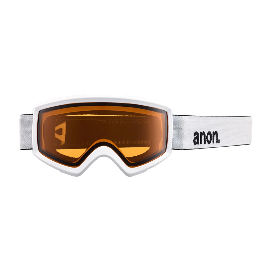 Anon Helix 2.0 Goggle + Extra Lens - White/Silver Amber