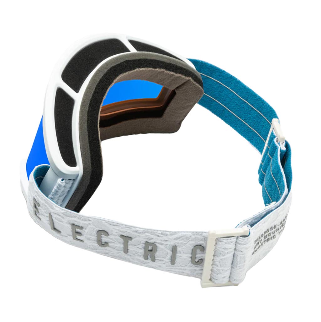 Electric 2024 EGV Goggle - Matte White Nuron/Blue Chrome