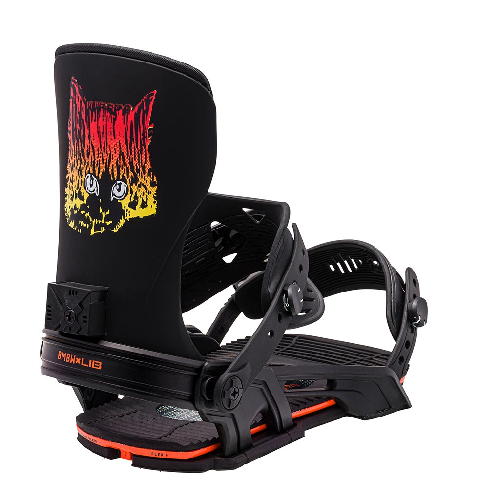 Bent Metal x Lib Tech Transfer Bindings - Black/Orange