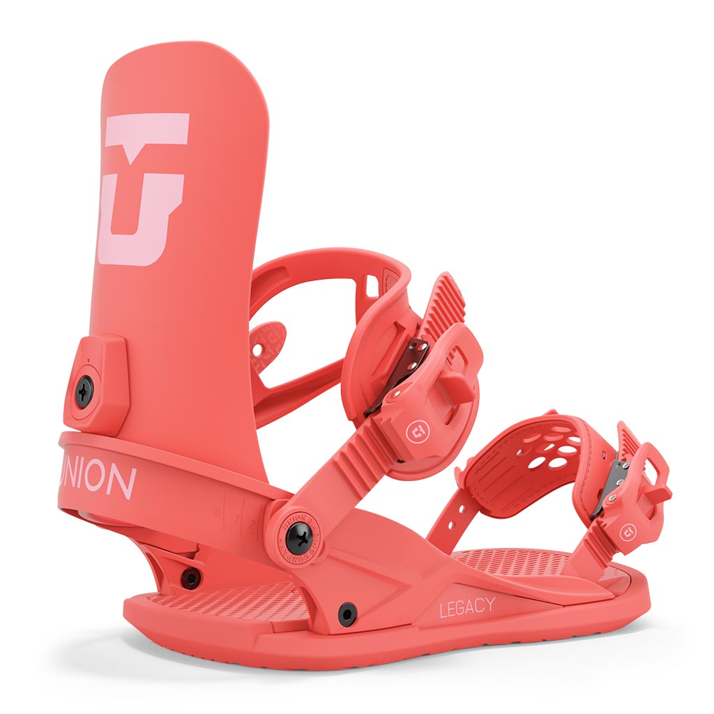 Union 2025 Womens Legacy Bindings - Coral - Medium