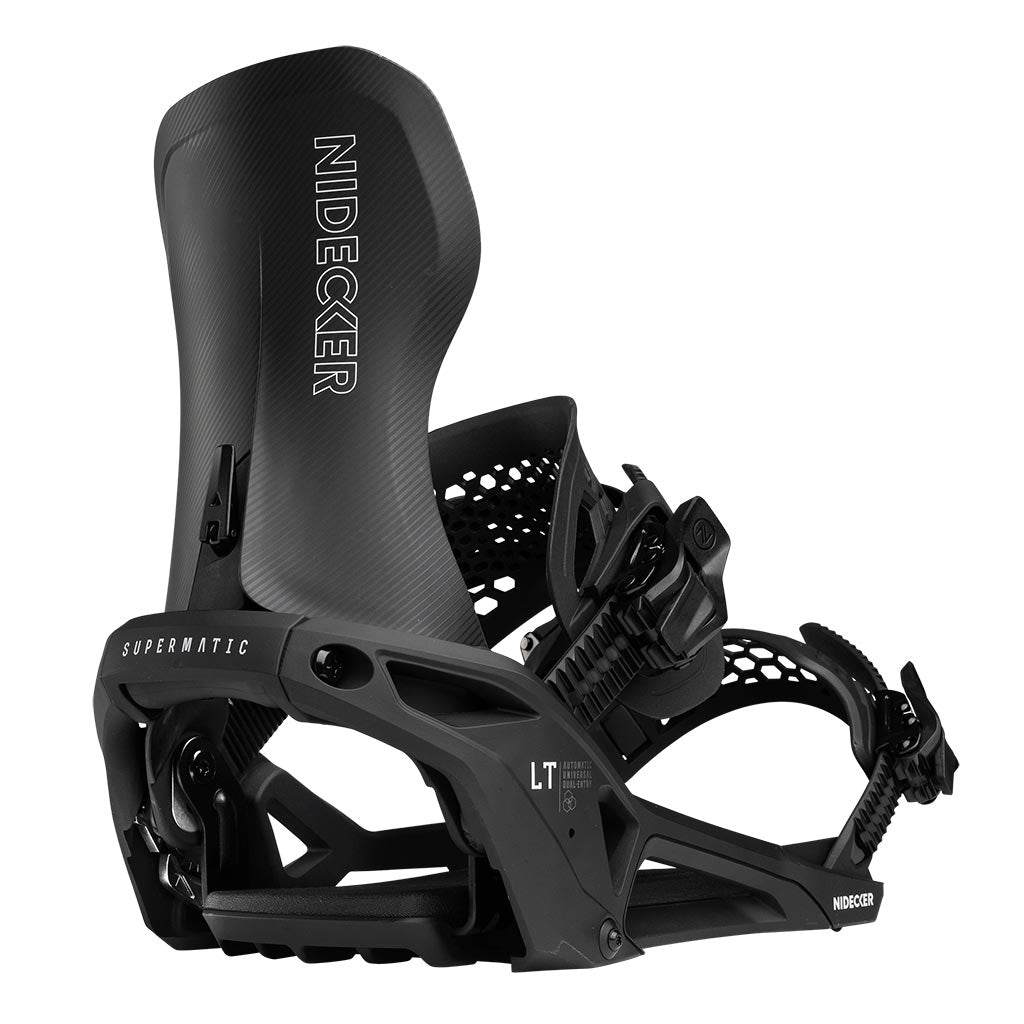 Nidecker 2026 Supermatic LT Bindings - Black