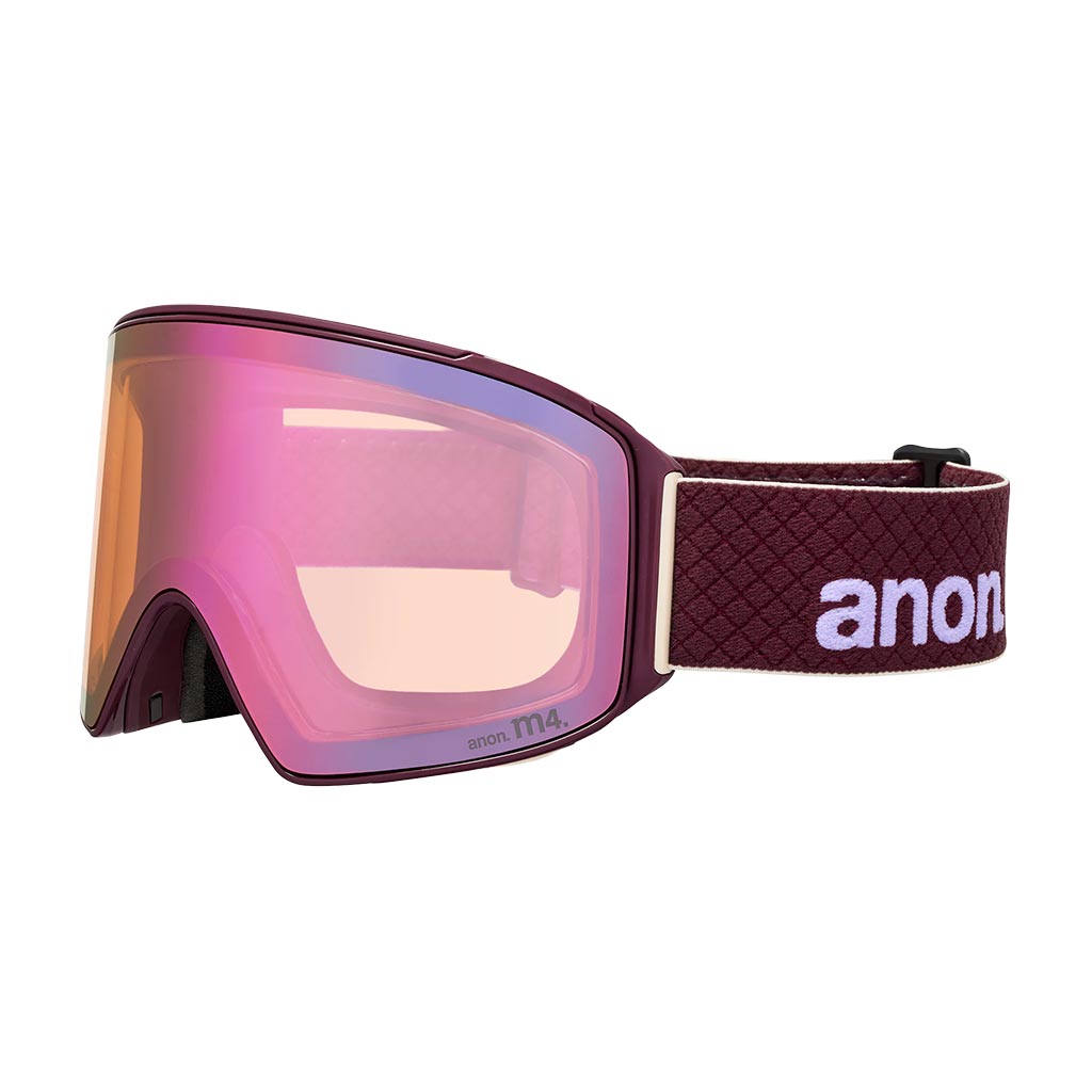 Anon 2026 M4 Cylindrical Goggle - Deep Cherry