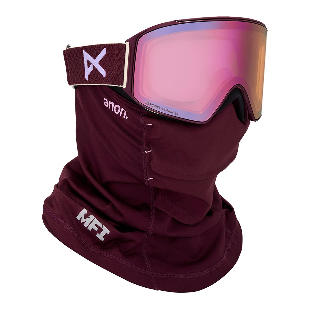 Anon 2026 M4 Cylindrical Goggle - Deep Cherry