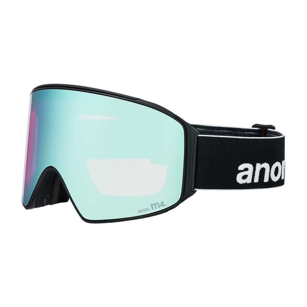 Anon 2026 M4 Cylindrical Low Bridge Goggle - Black/Variable Blue