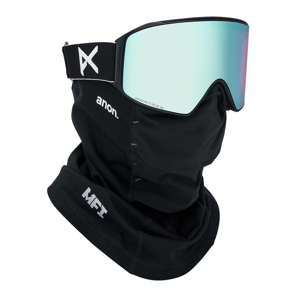 Anon 2026 M4 Cylindrical Low Bridge Goggle - Black/Variable Blue