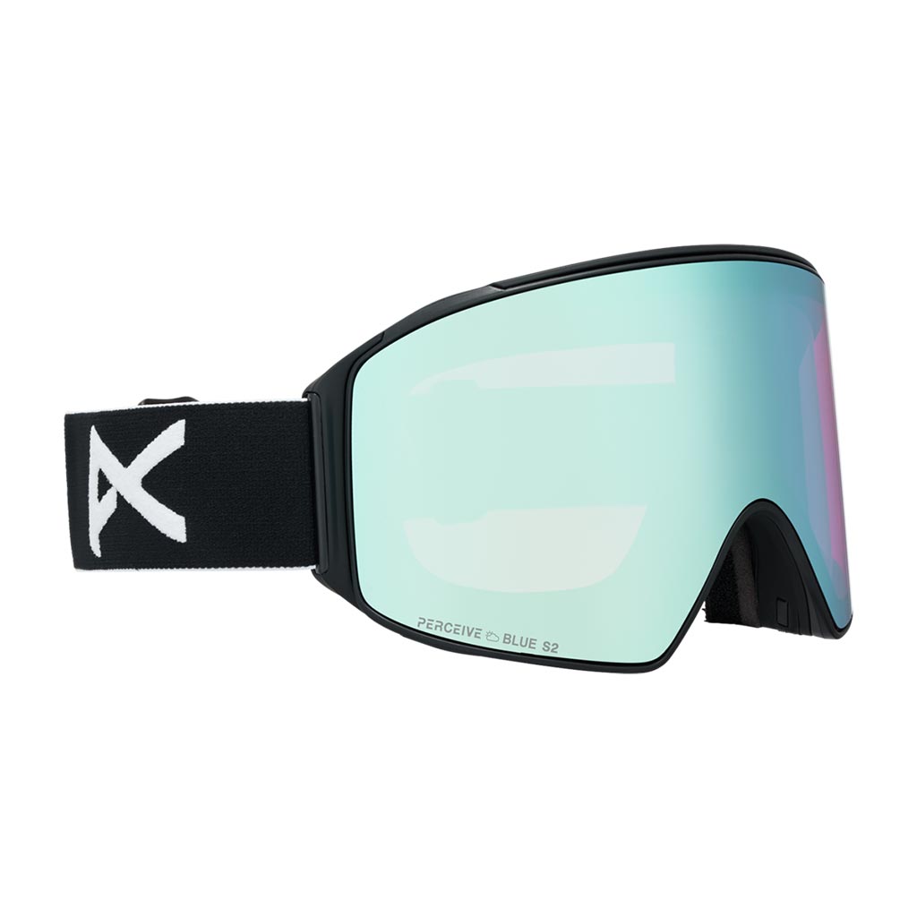 Anon 2026 M4 Cylindrical Low Bridge Goggle - Black/Variable Blue