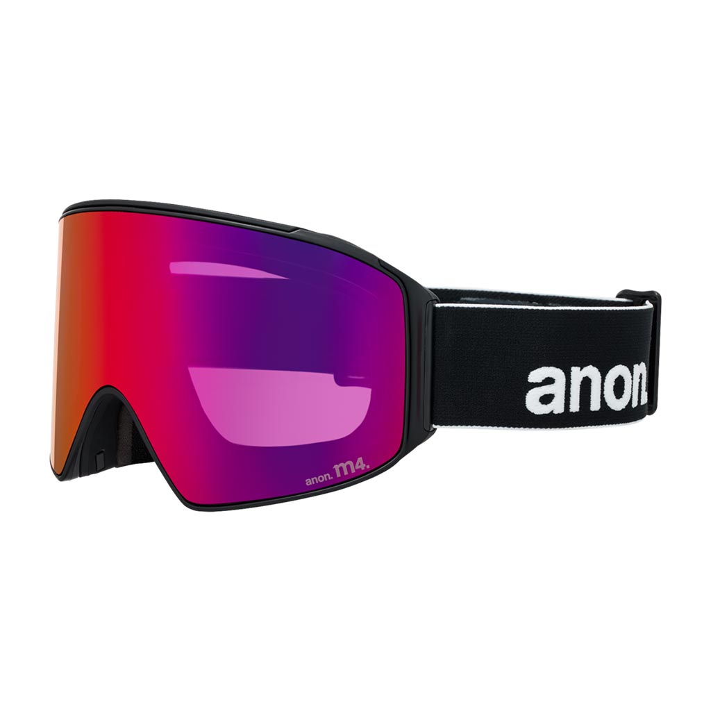 Anon 2026 M4 Cylindrical Goggle - Black/Sunny Red