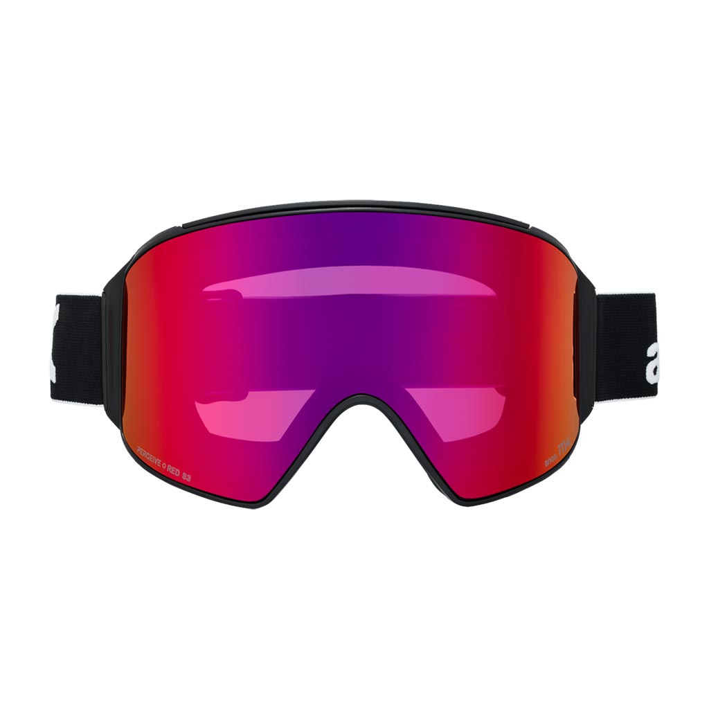 Anon 2026 M4 Cylindrical Goggle - Black/Sunny Red