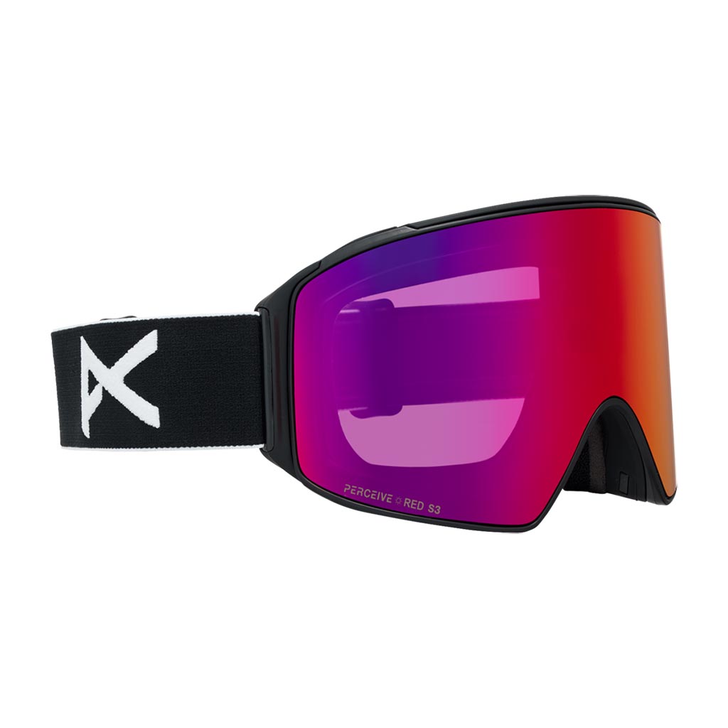 Anon 2026 M4 Cylindrical Goggle - Black/Sunny Red