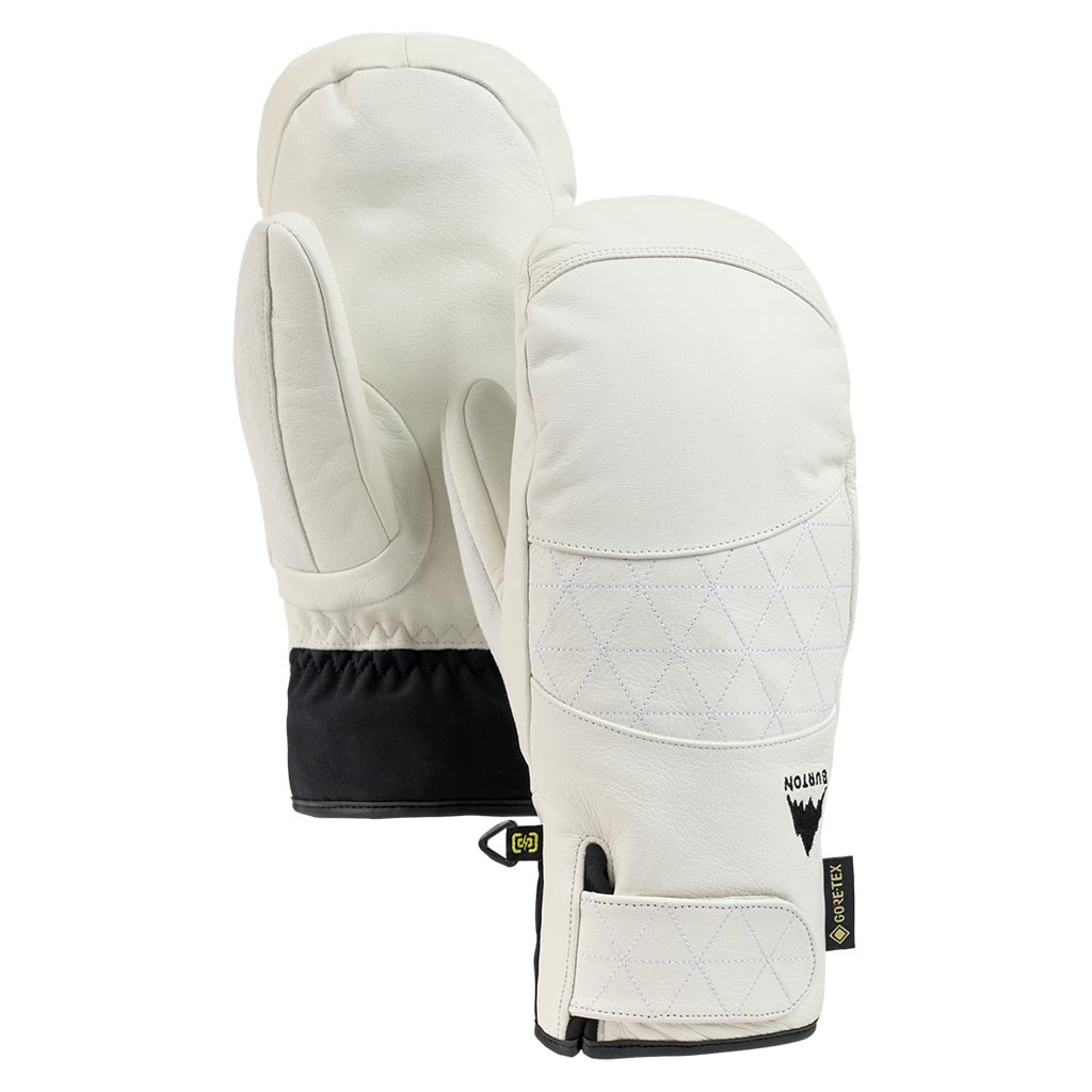 Burton 2026 Womens Gondy Leather Gore-Tex Mitt - Stout White