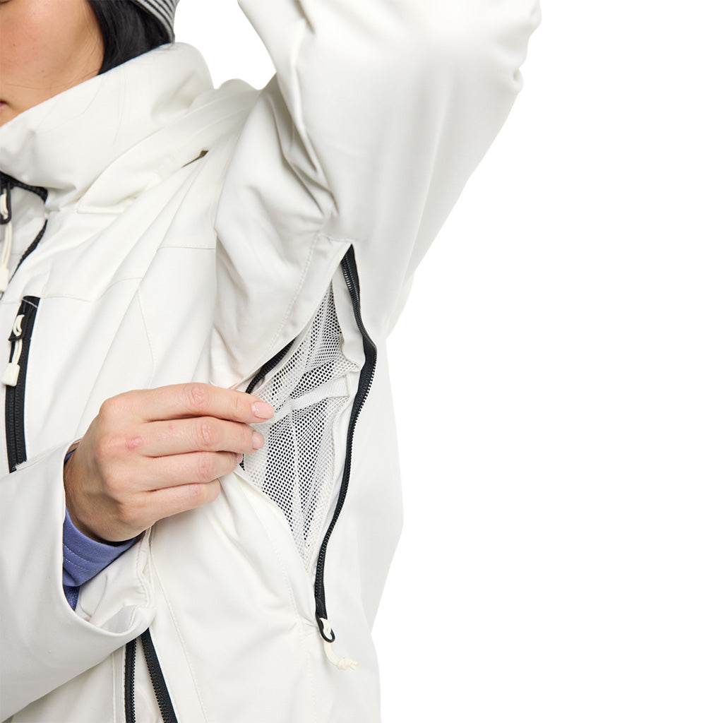 Burton lelah jacket 2025 white