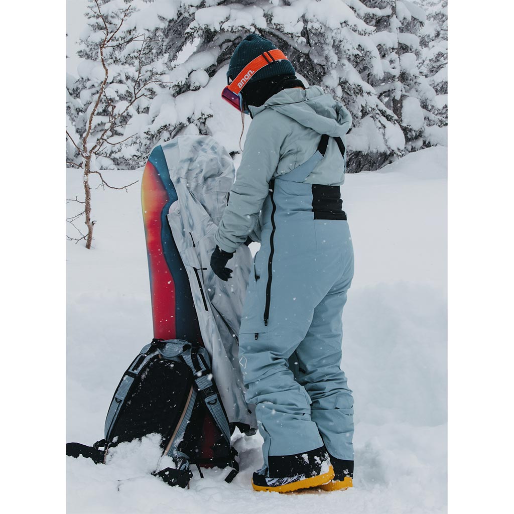 Burton 2025 Short Womens AK Kimmy 2L Bib Pant - Dusty Blue