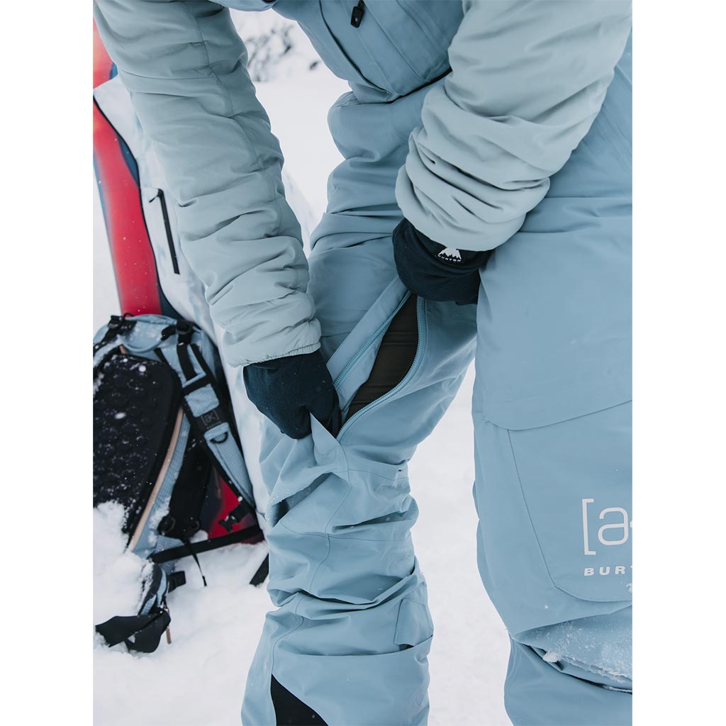Burton 2025 Short Womens AK Kimmy 2L Bib Pant - Dusty Blue