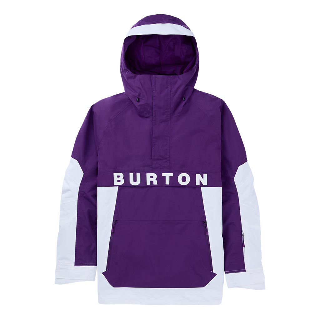 Burton 2025 Frostner Anorak - Imperial Purple/Stout White