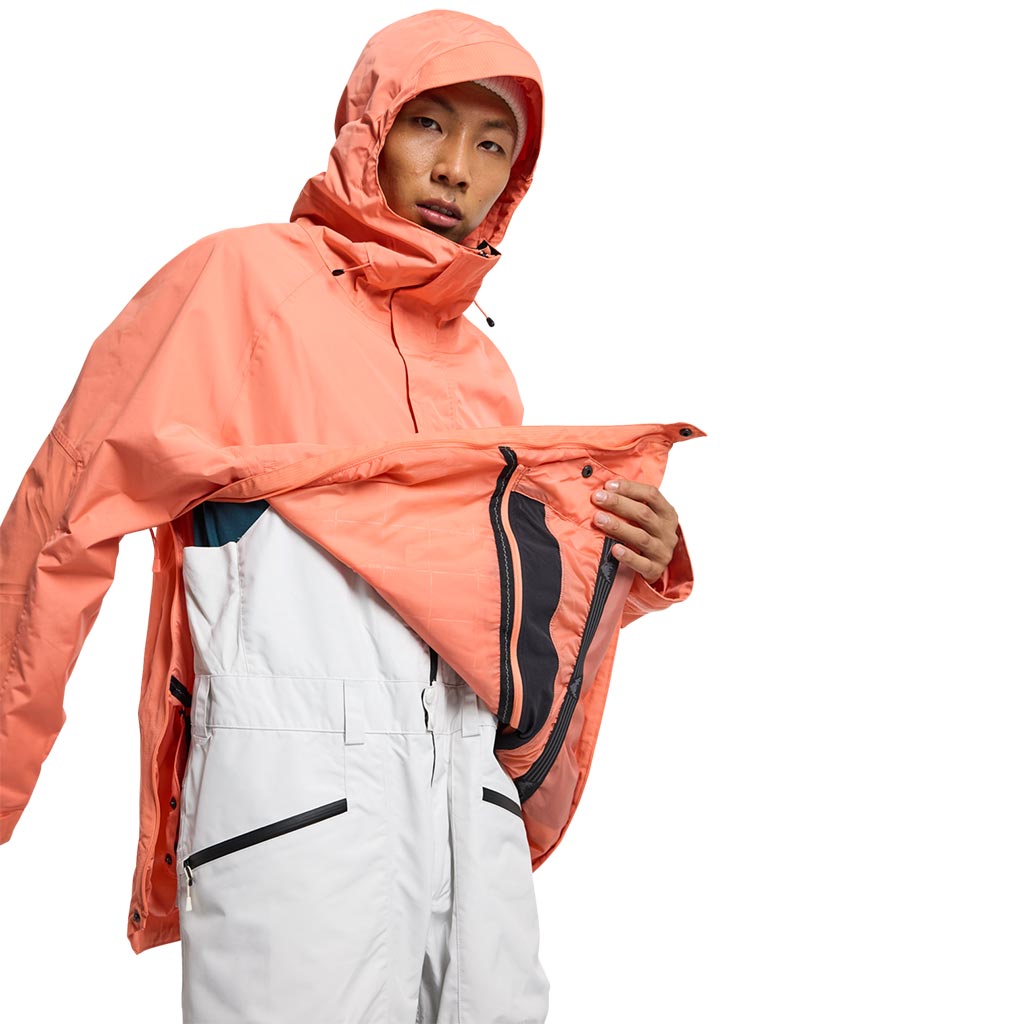 Burton 2025 Frostner Anorak - Peach Echo