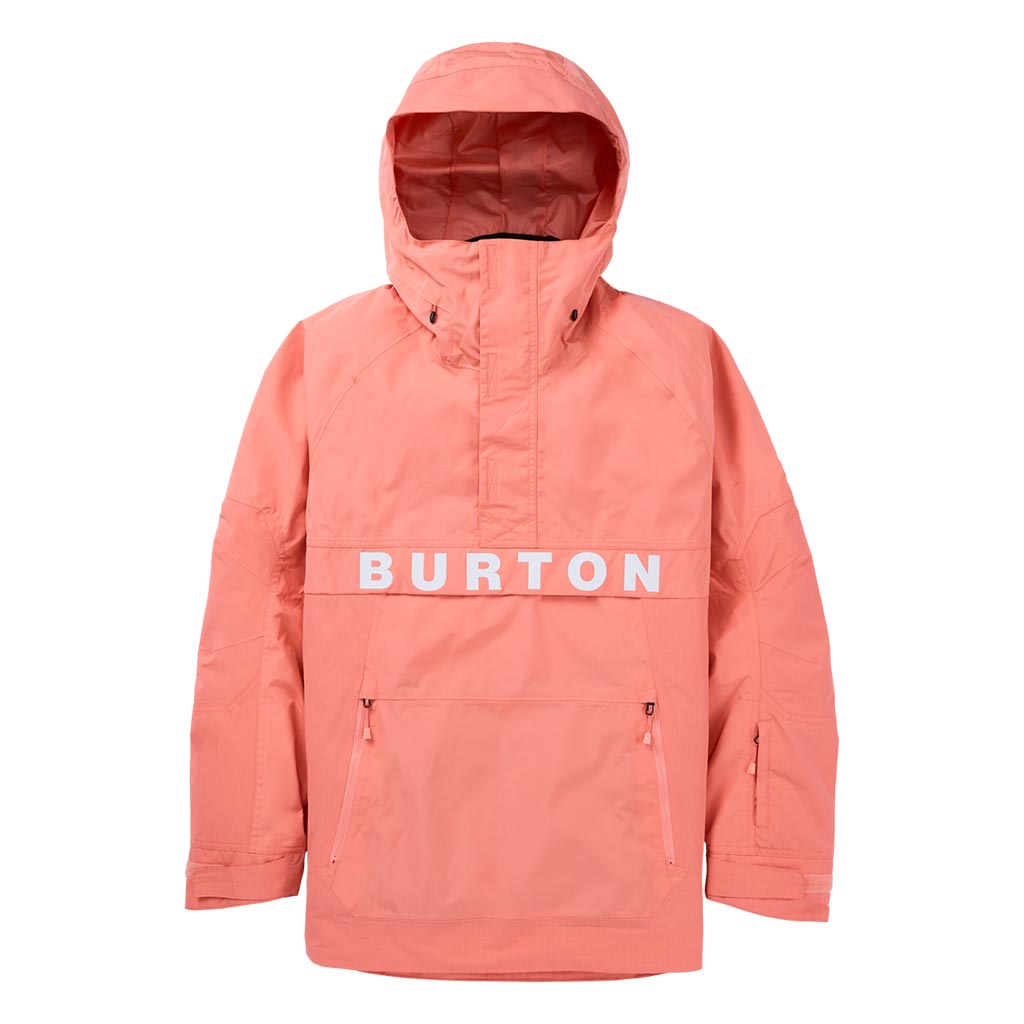 Burton 2025 Frostner Anorak - Peach Echo