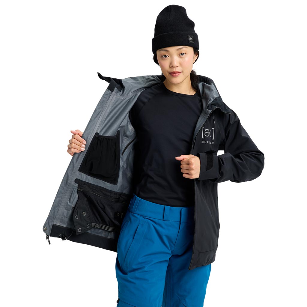Burton 2026 Womens AK Kimmy Gore-Tex 3L Jacket - True Black