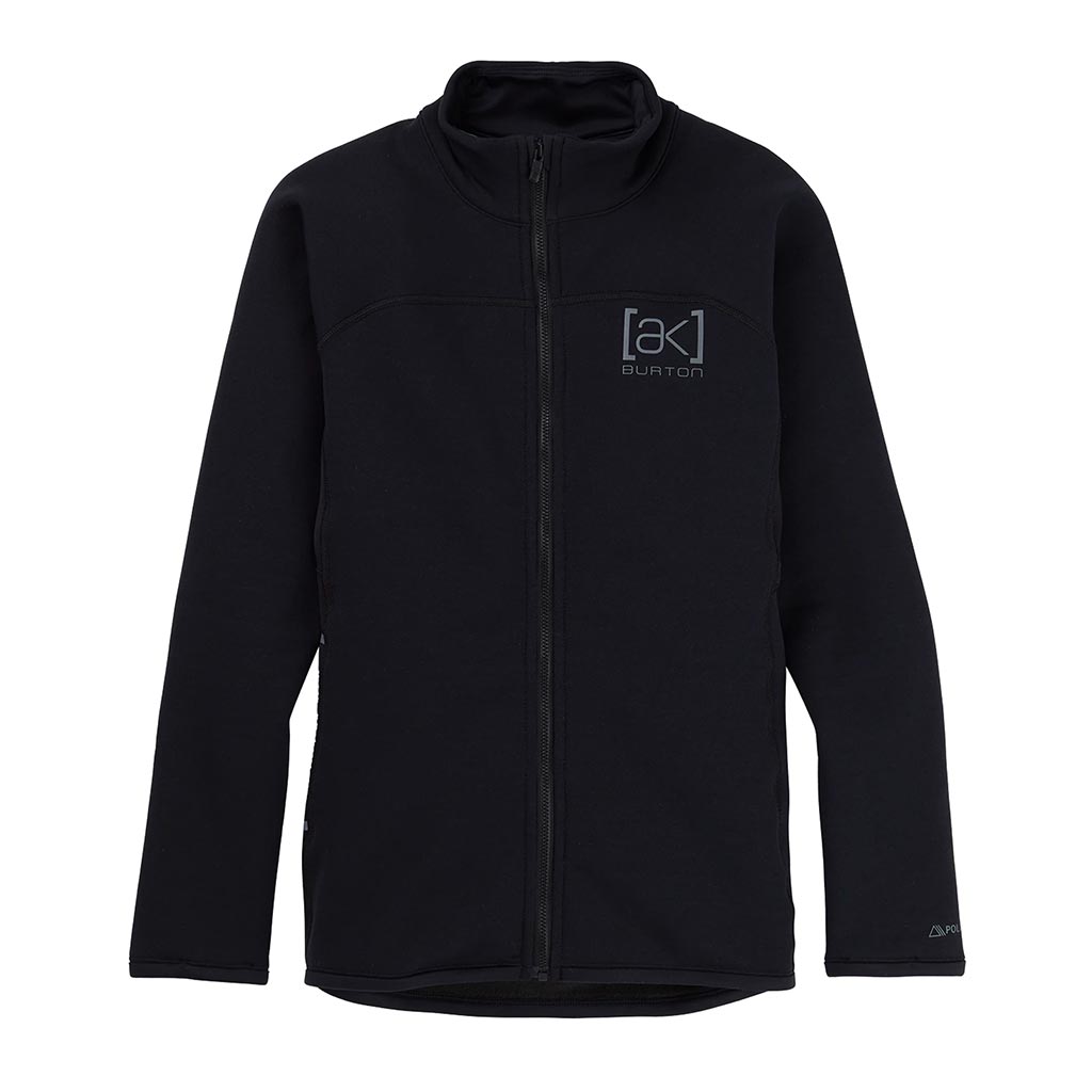 Burton Womens AK Powerstretch Zip Fleece - True Black