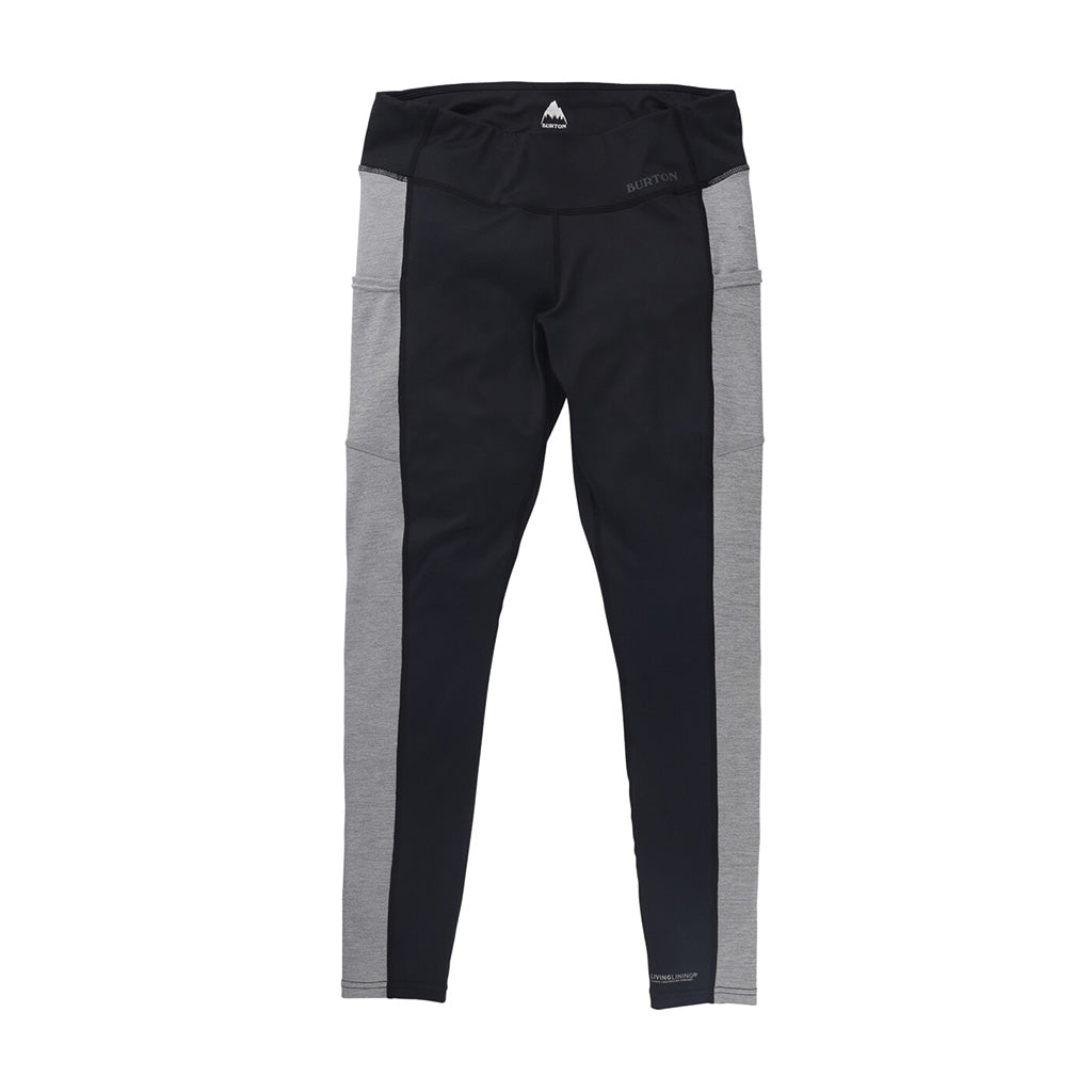 Burton Womens Midweight X Pant - True Black/Grey Heather