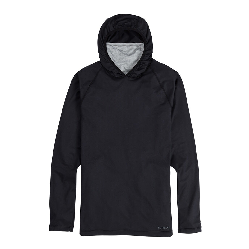 Burton Midweight X Long Neck Thermal Top - True Black/Grey Heather