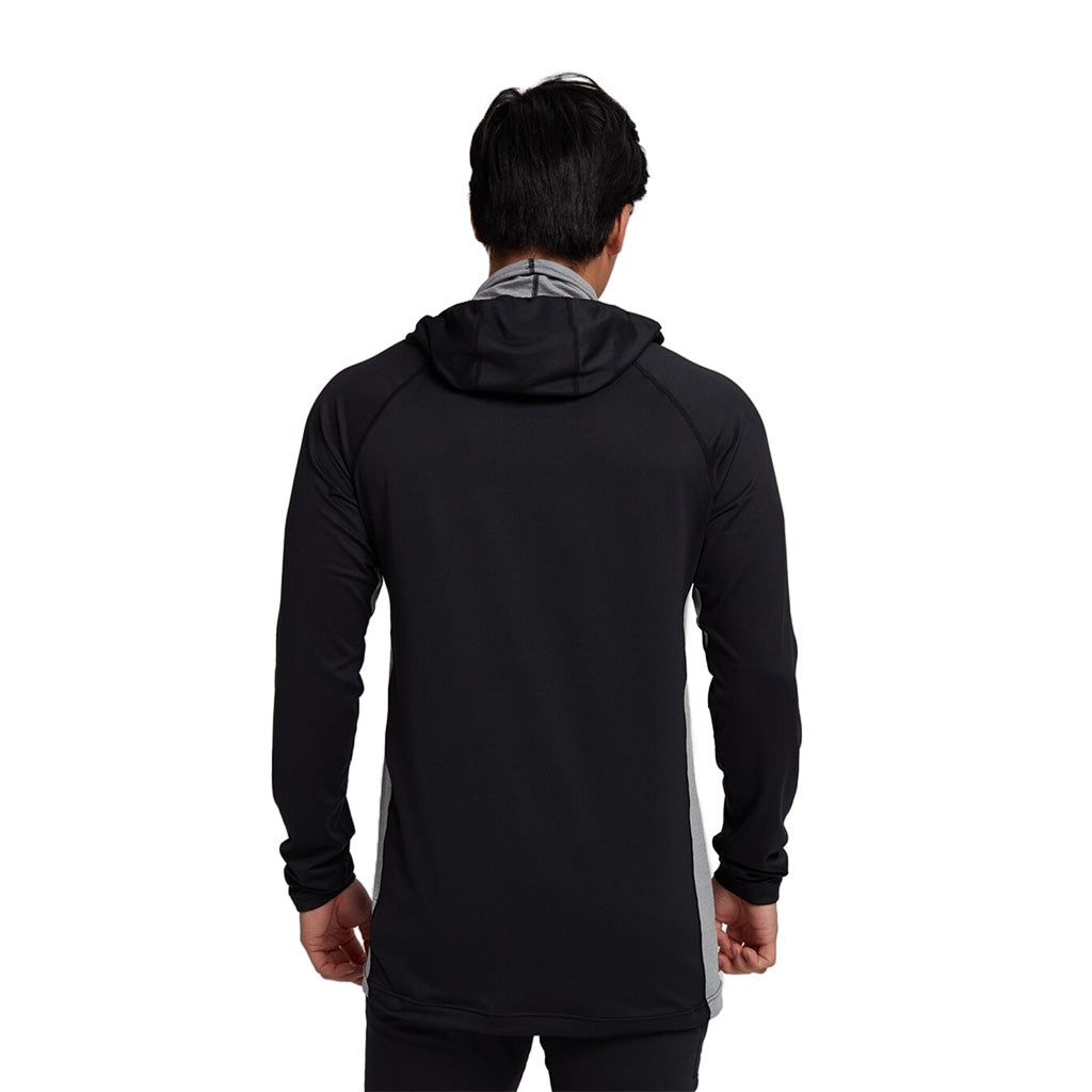 Burton Midweight X Long Neck Thermal Top - True Black/Grey Heather