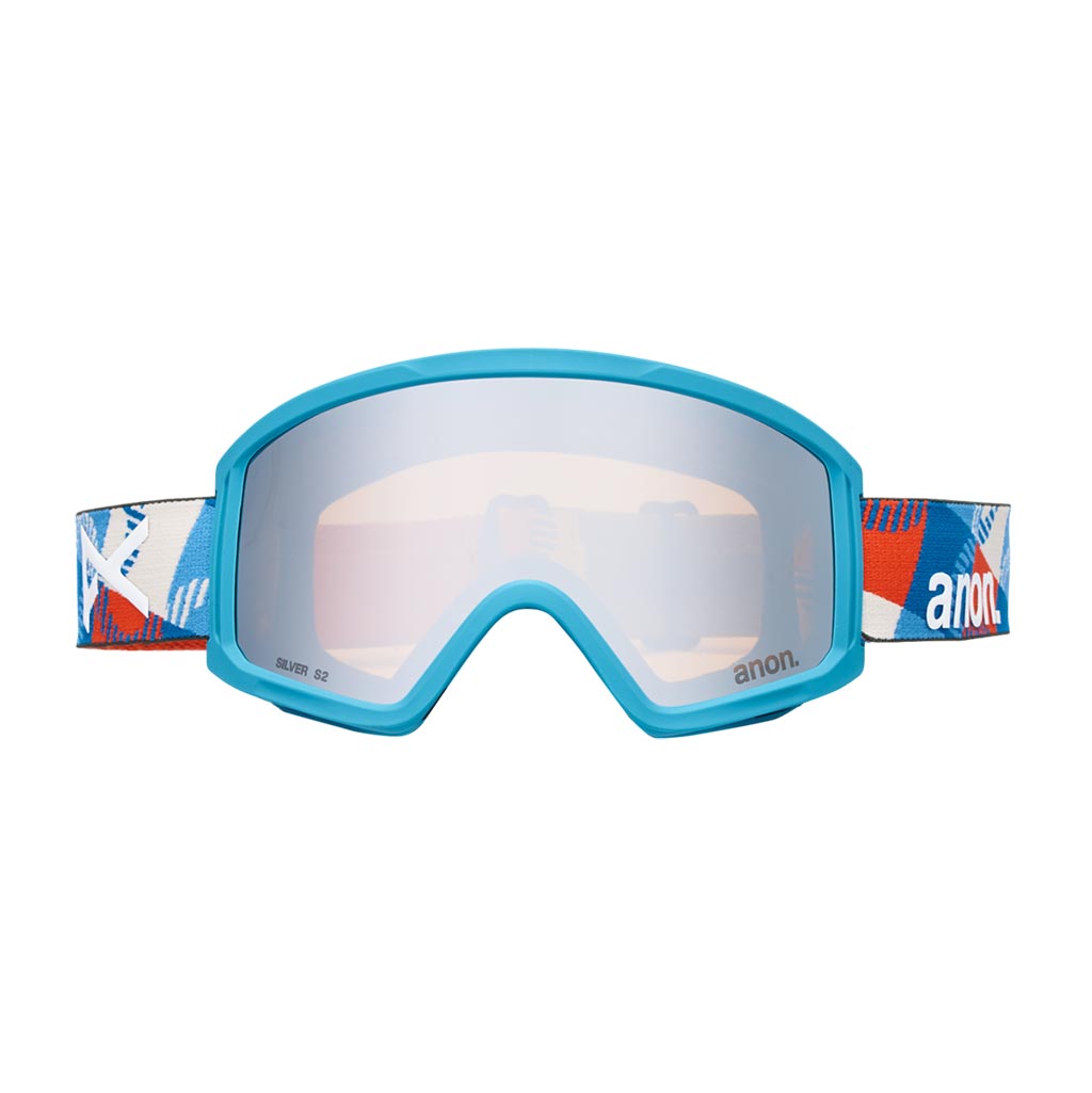 Anon 2026 Tracker 2.0 Kids Goggle + MFI - Patchworks/Silver Amber