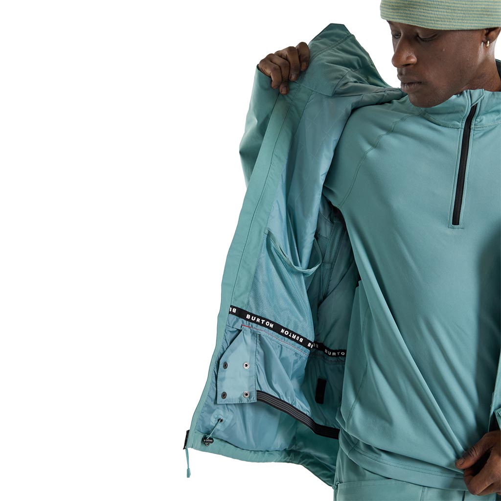 Burton 2024 Gore Powline Jacket - Rock Lichen