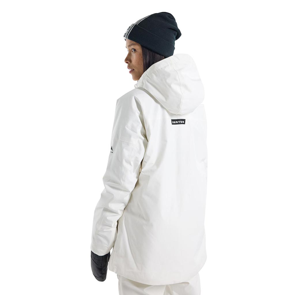 Burton 2024 Gore Pillowline Anorak Womens Jacket - Stout White