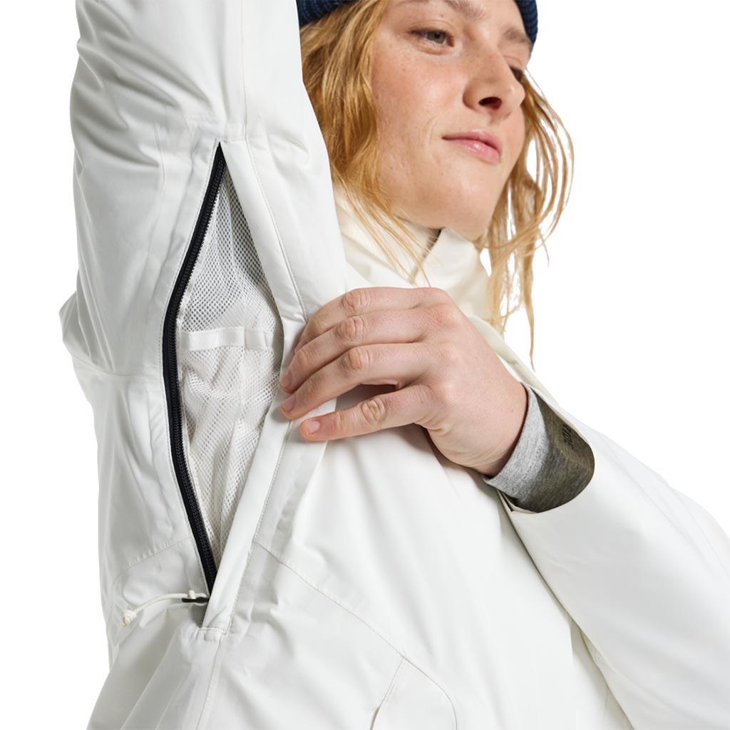 Burton 2024 Gore Powline Insulated Womens Jacket - Stout White