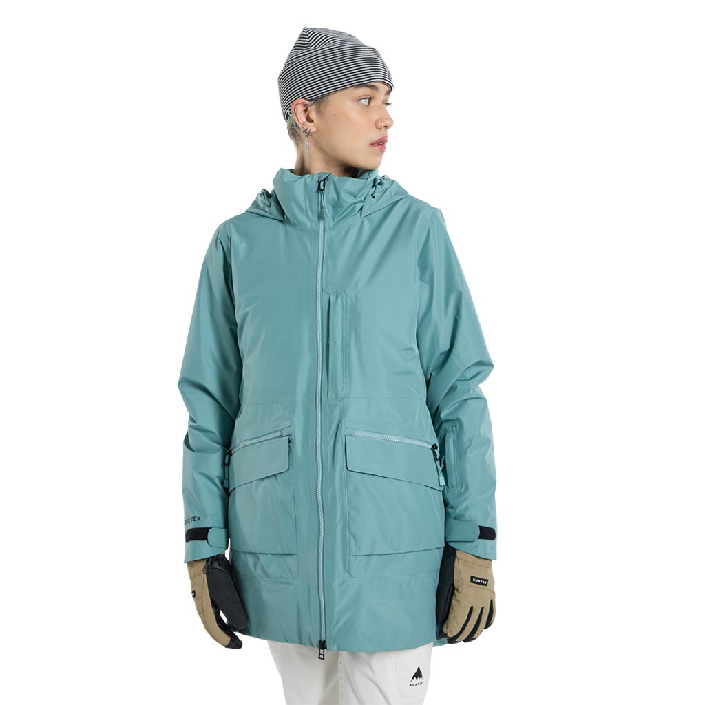 Burton 2024 Gore Treeline Womens Jacket - Rock Lichen