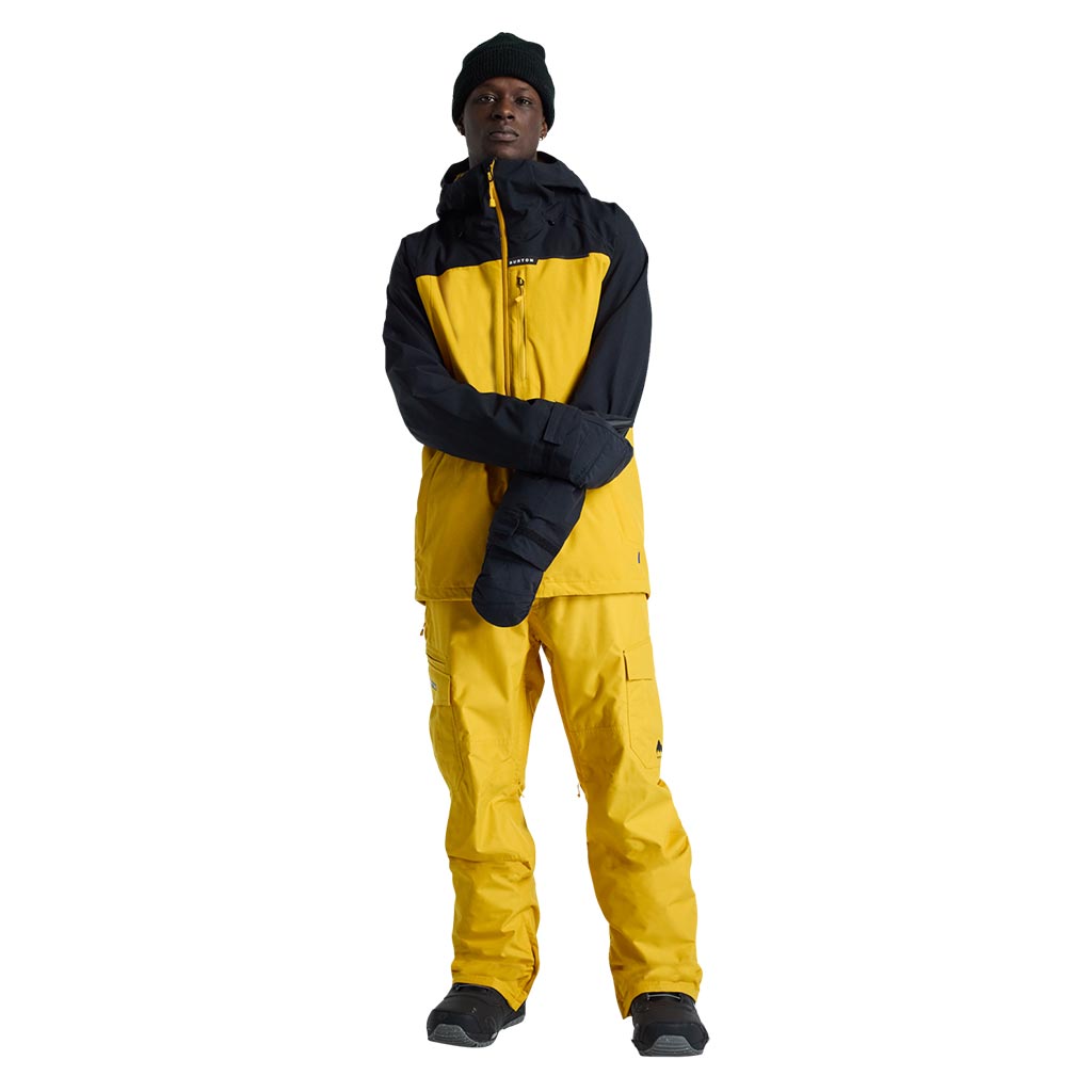 Burton 2025 Lodgepole Jacket - True Black/Goldenrod