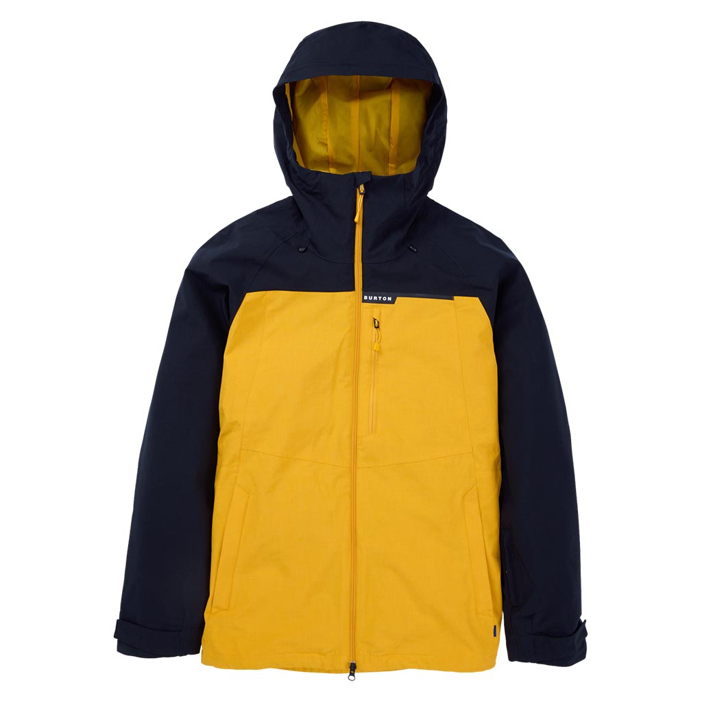 Burton 2025 Lodgepole Jacket - True Black/Goldenrod