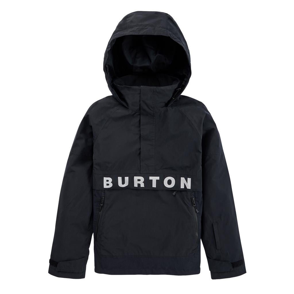 Burton 2025 Womens Frostner Anorak Jacket - True Black/Stout White