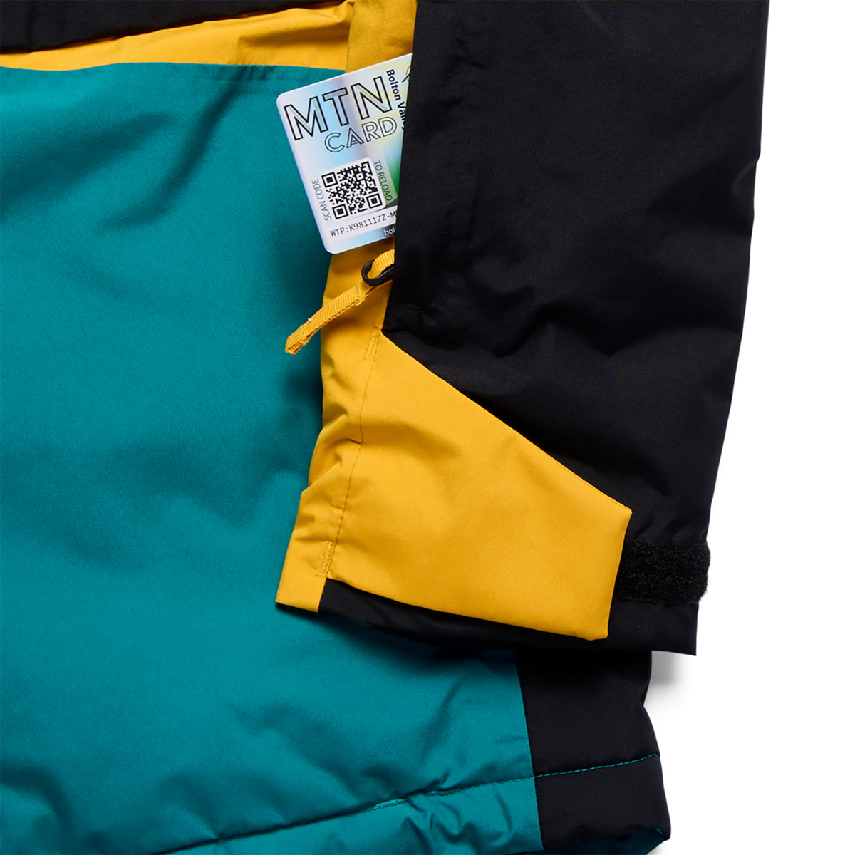Burton 2027 Kids Powline Gore-Tex Jacket - Pacific Teal/Goldenrod/True Black