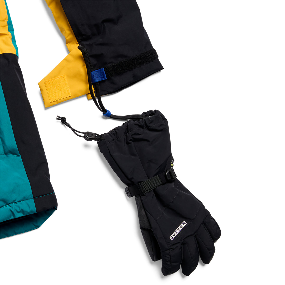 Burton 2027 Kids Powline Gore-Tex Jacket - Pacific Teal/Goldenrod/True Black